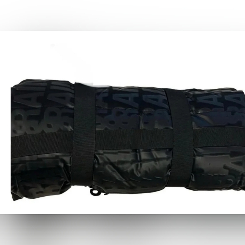 NWT Rains Blanket Waterproof Black Monogram -Rare - Picture 2 of 4